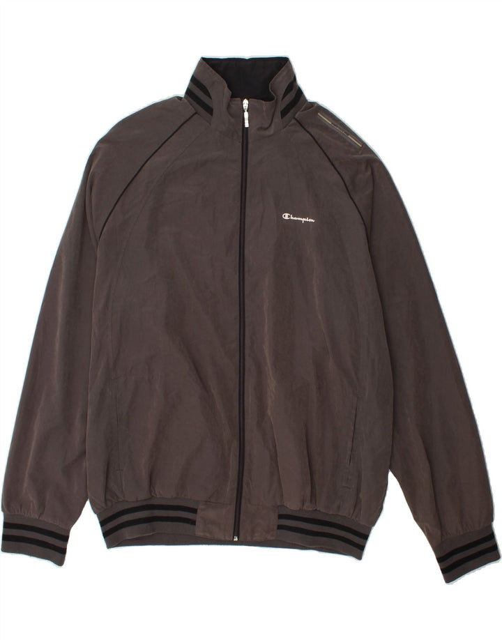 CHAMPION Jaqueta masculina de agasalho 3XL poliéster cinza