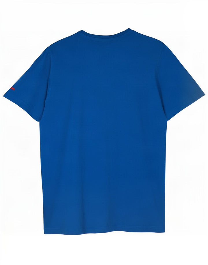 Camiseta gráfica masculina Reebok Top XL algodão azul