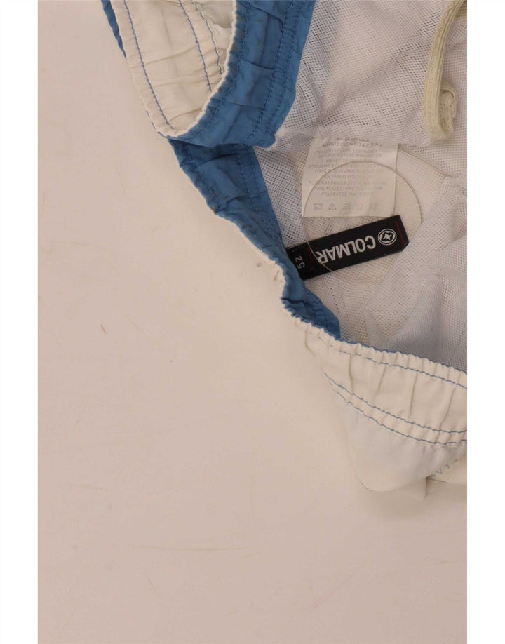 Calção de banho masculino gráfico Colmar IT 52 grande poliéster branco