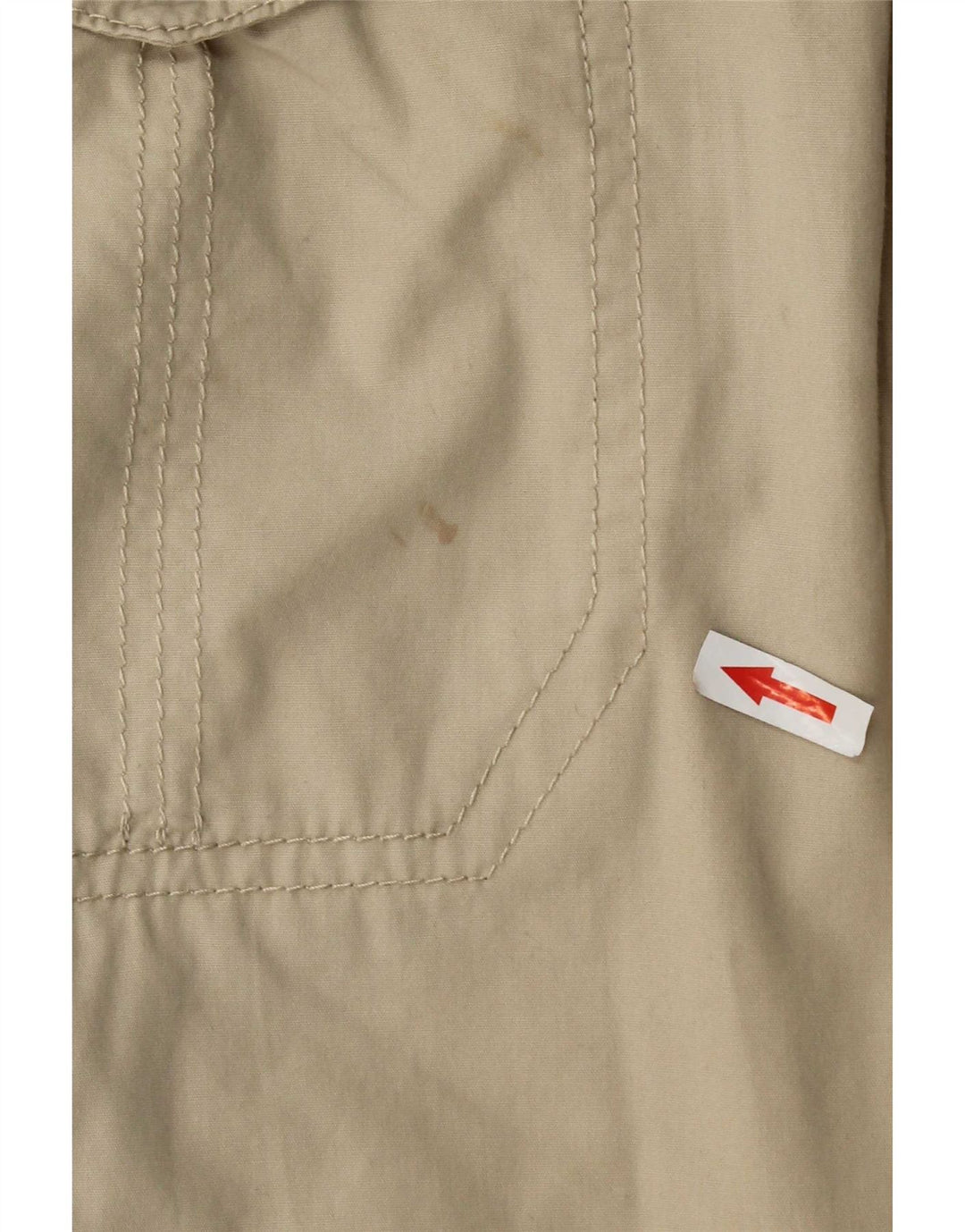 Bermuda cargo masculina Marks & Spencer W34 grande algodão bege