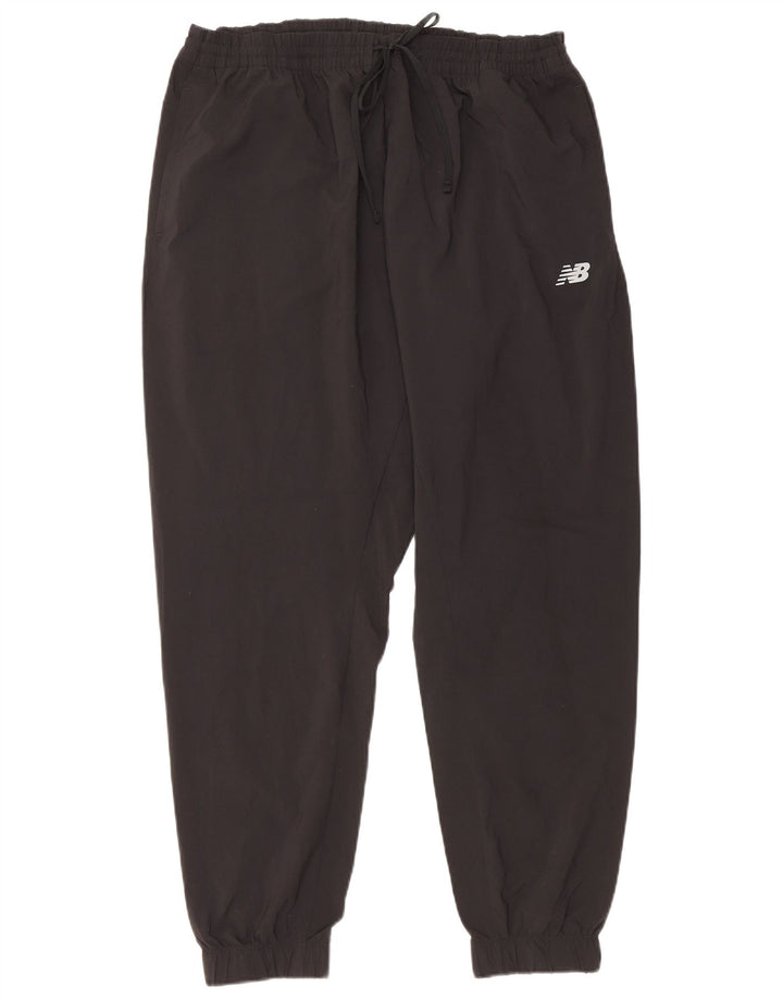 Calça de treino masculina New Balance Joggers XL poliéster preto