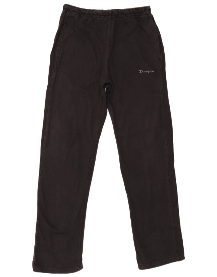 Calça de treino masculina Champion de algodão preto médio