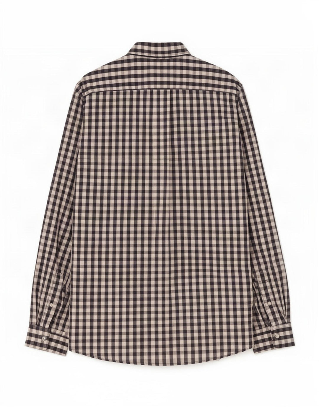 Camisa masculina clássica de ajuste Jack Wills grande algodão guingão azul marinho