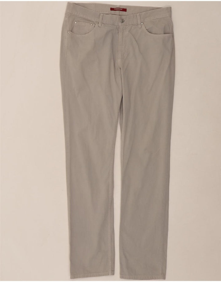 CARRERA Mens 700 Straight Casual Trousers W36 L35 Grey Cotton Vintage Carrera and Second-Hand Carrera from Messina Hembry 