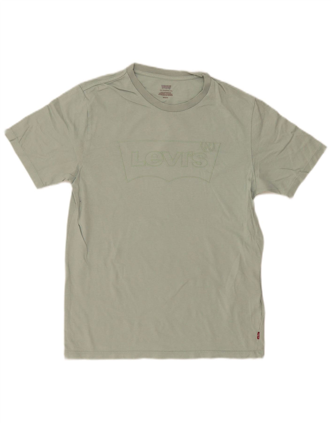 Camiseta feminina gráfica Levi's Top UK 10 pequena cáqui