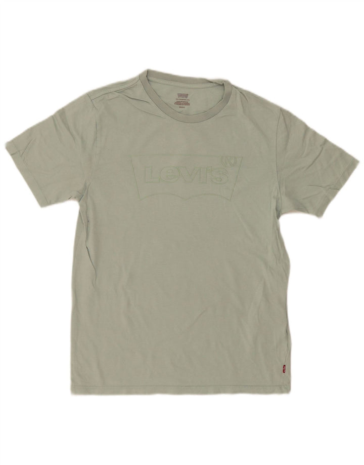 Camiseta feminina gráfica Levi's Top UK 10 pequena cáqui