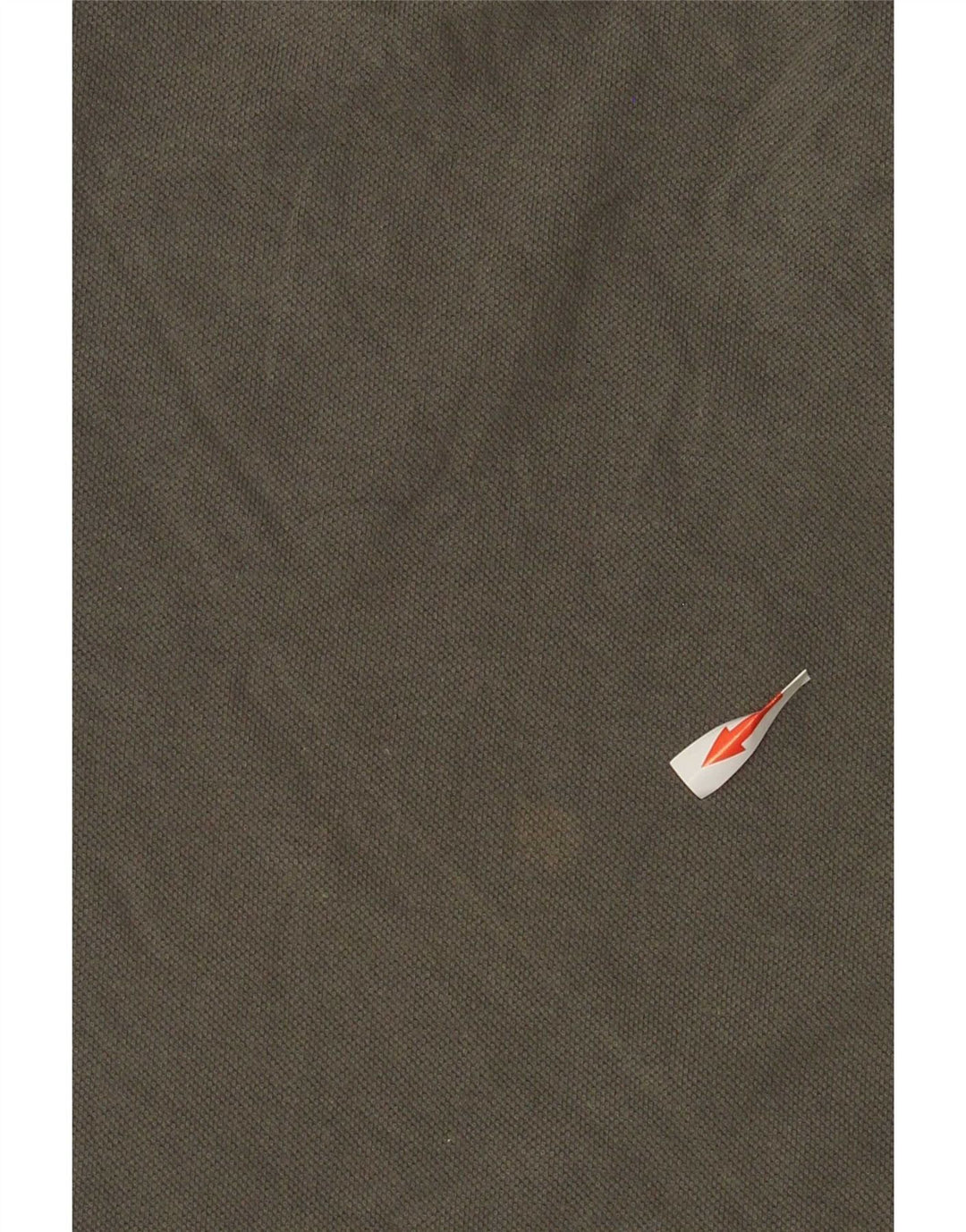 Camisa polo masculina de rugby de manga comprida Fred Perry pequena cinza algodão