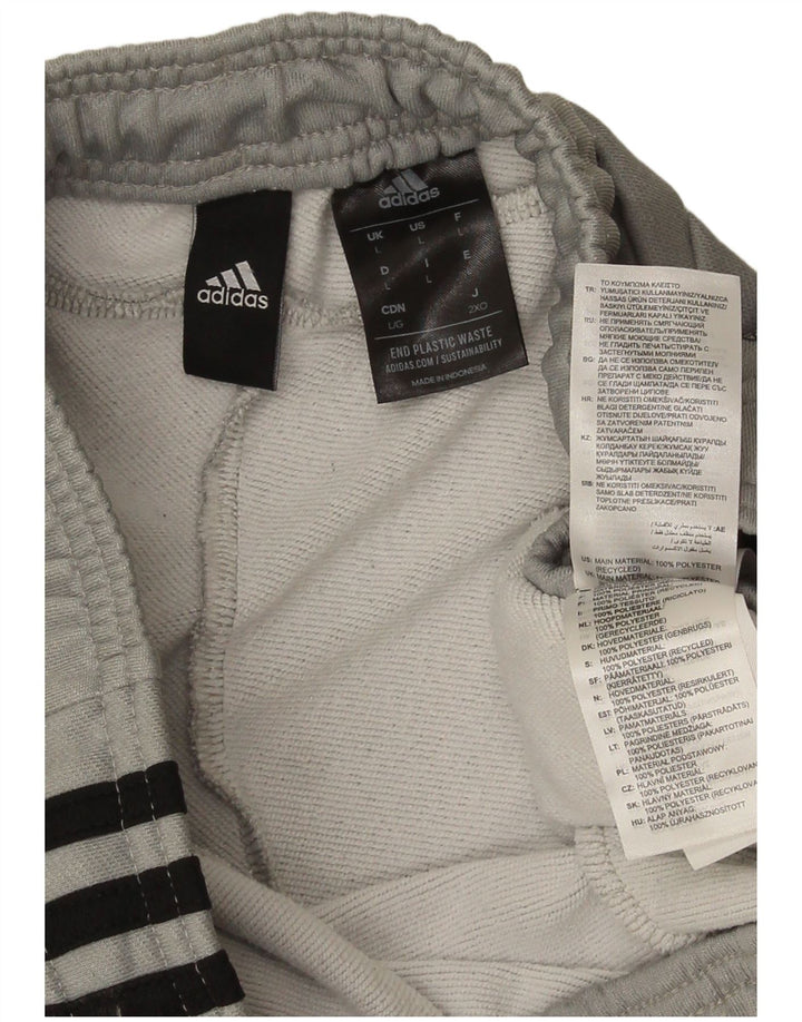 Calça Adidas Aeroready Masculina Grande Poliéster Cinza