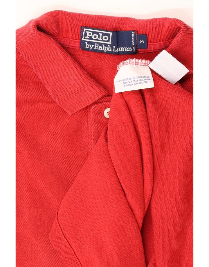 Polo Ralph Lauren Camisa masculina de algodão vermelho médio
