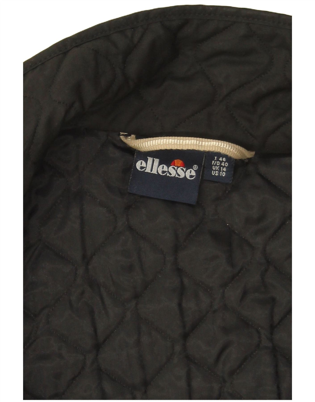 Jaqueta acolchoada feminina Ellesse UK 14 grande preta