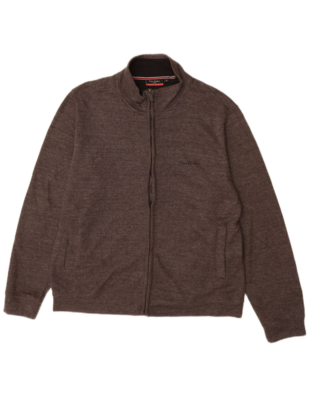 Pierre Cardin Suéter Cardigan Masculino XL Algodão Cinza