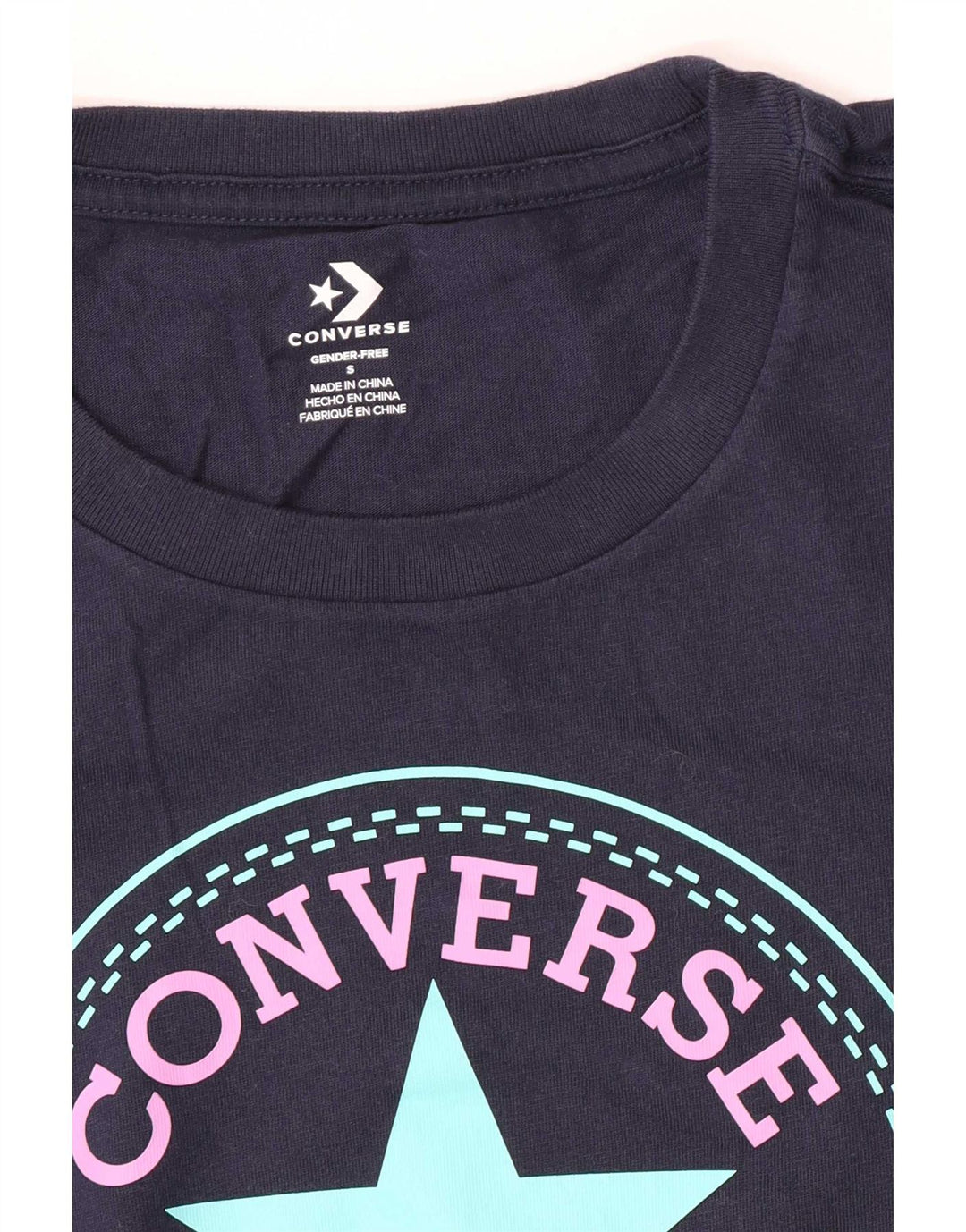 Camiseta Converse Masculina Graphic Top Pequeno Azul Marinho