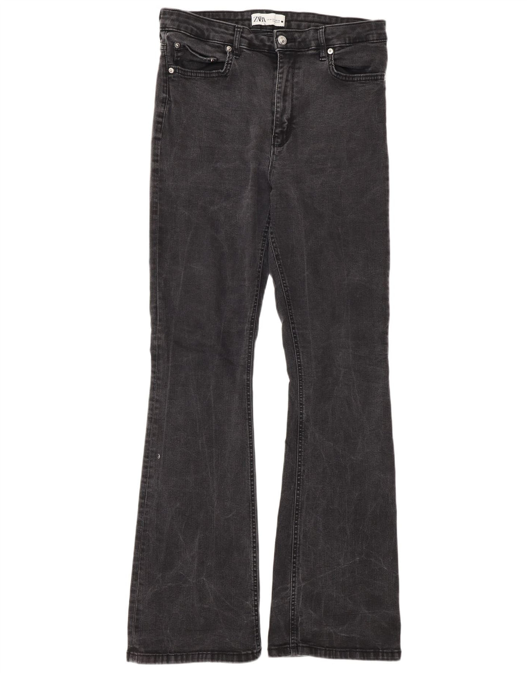 Zara Jeans feminino queimado EU 44 XL W34 L34 cinza