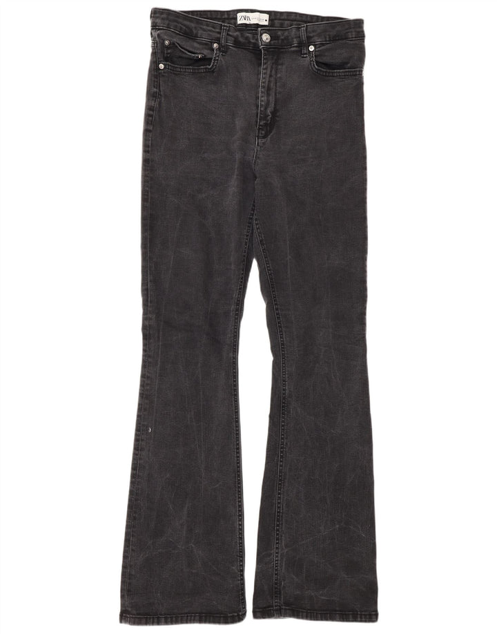 Zara Jeans feminino queimado EU 44 XL W34 L34 cinza