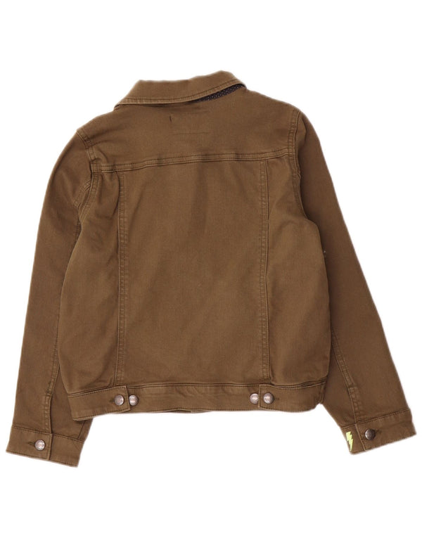 Jaqueta jeans Joules Boys 8-9 anos algodão cáqui
