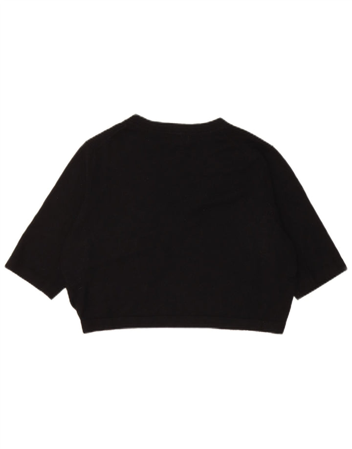 Bolero feminino de manga curta Marks & Spencer Reino Unido 14 médio preto