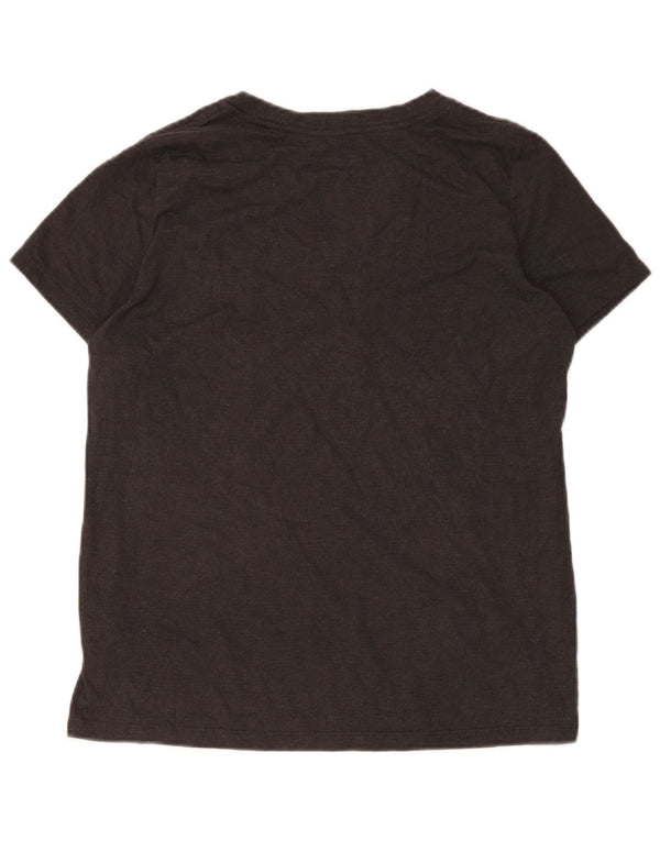 Camiseta feminina Nike Vermont Graphic Top UK 16 grande algodão cinza