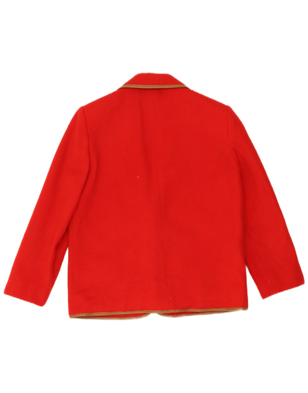 Jaqueta blazer feminina vintage com 2 botões IT 46 grande vermelha