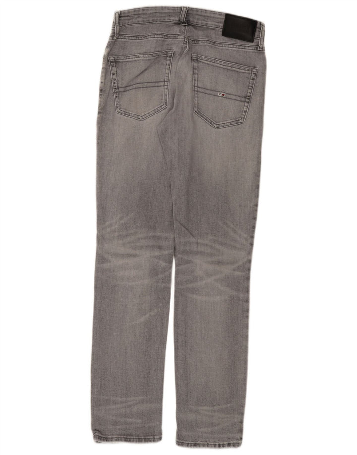 TOMMY HILFIGER Masculino Scanton Slim Jeans W30 L32 Algodão Cinza