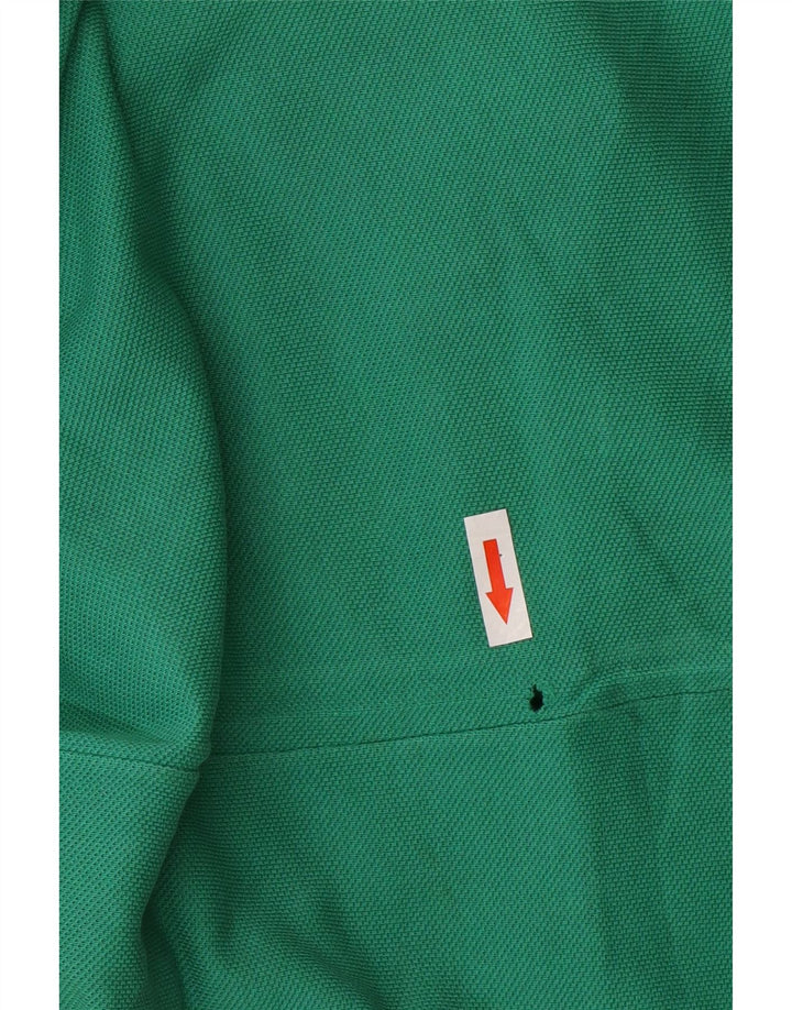Camisa polo masculina Lacoste tamanho 7 2XL algodão verde