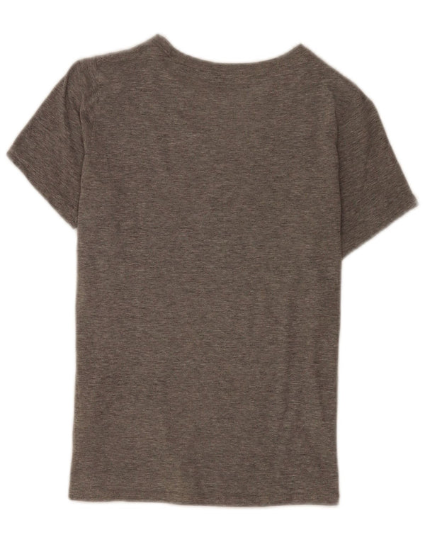 Camiseta Nike Boys Athletic Fit Graphic Top 9-10 anos cinza médio manchado