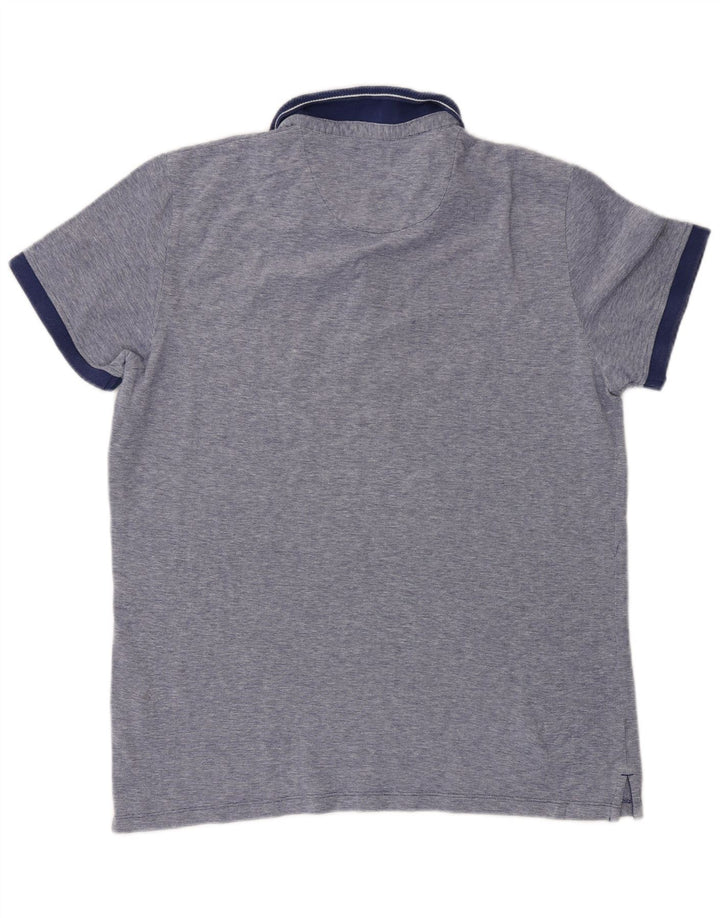 Camisa polo masculina Wrangler grande algodão azul marinho