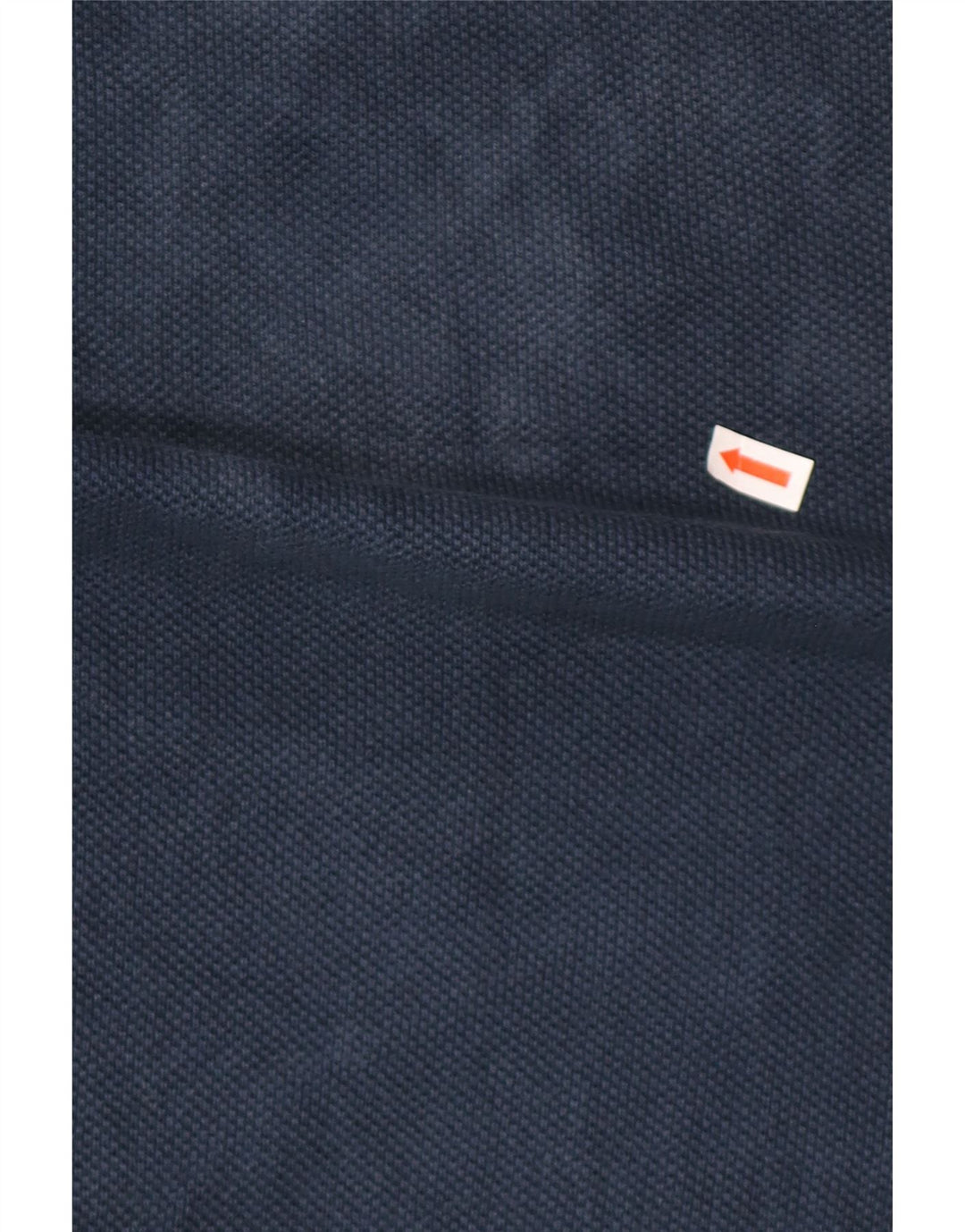 Zara Suéter masculino de manga curta com gola polo, azul marinho médio