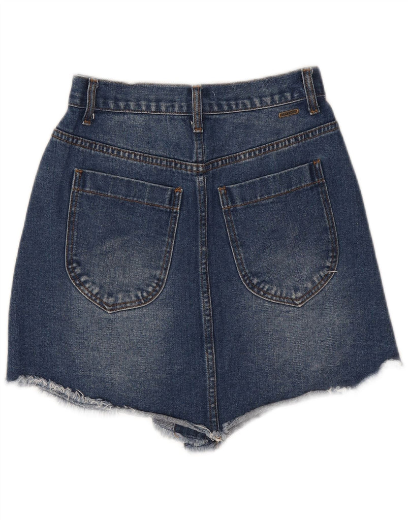 BILLABONG Womens Denim Skirt W26 Small  Blue Cotton Vintage Billabong and Second-Hand Billabong from Messina Hembry 
