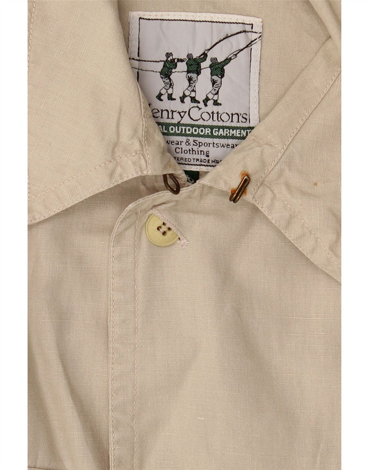 Jaqueta utilitária masculina Henry Cottons Reino Unido 46 3XL bege