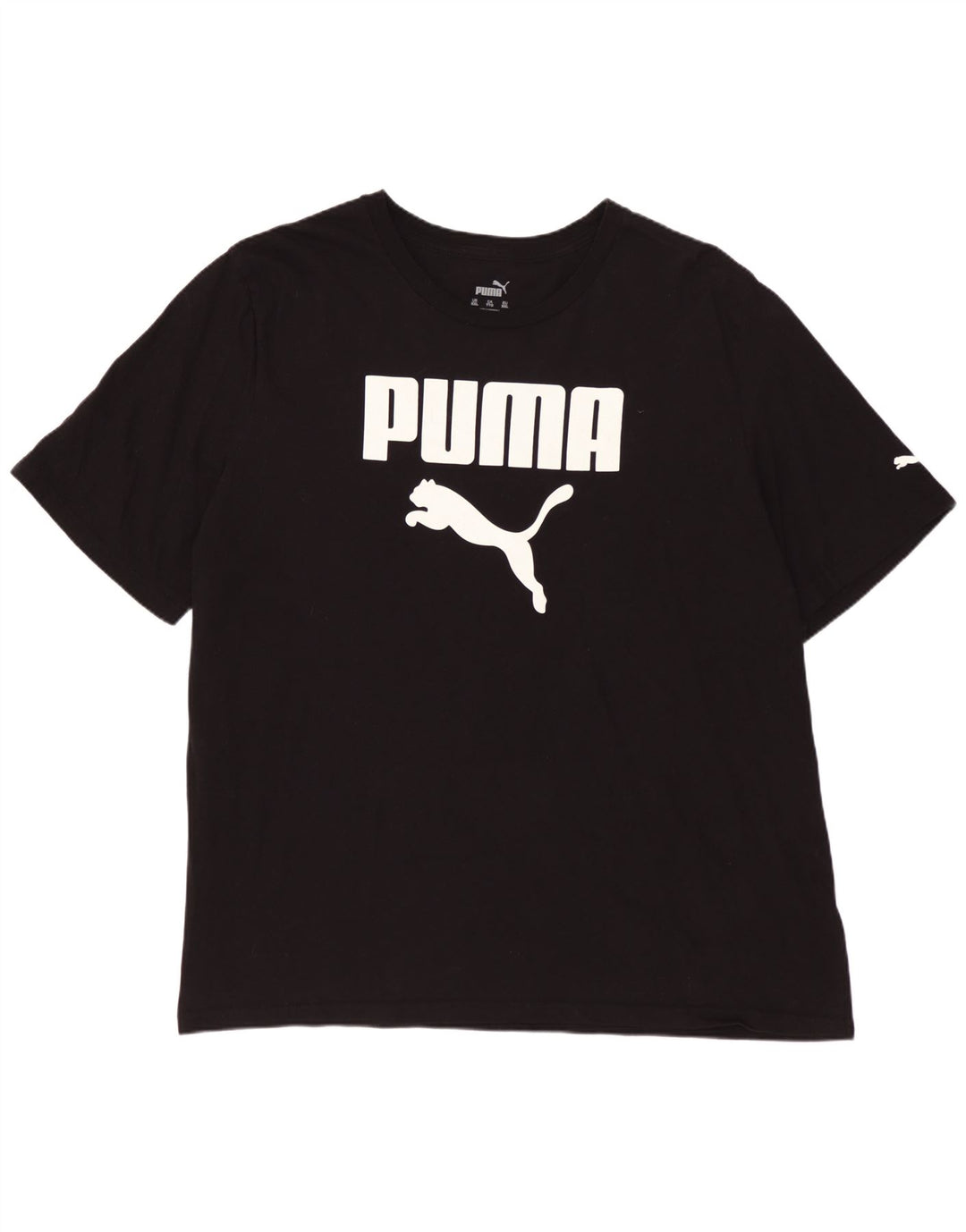 Camiseta gráfica masculina PUMA Top 2XL algodão preto