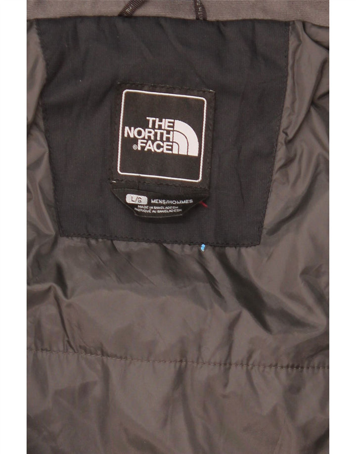 Jaqueta de chuva masculina com capuz The North Face UK 40 grande preta