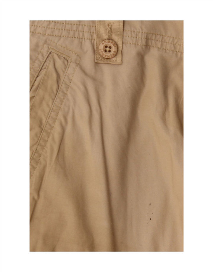 ARMANI EXCHANGE Mens Cargo Shorts W32 Algodão Bege Médio