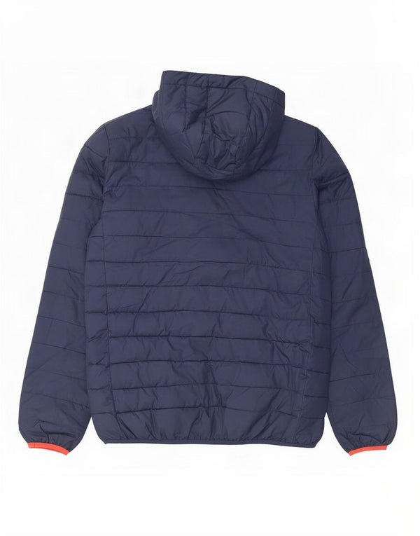 Casaco acolchoado com capuz Quiksilver Boys 15-16 anos XL azul marinho poliéster