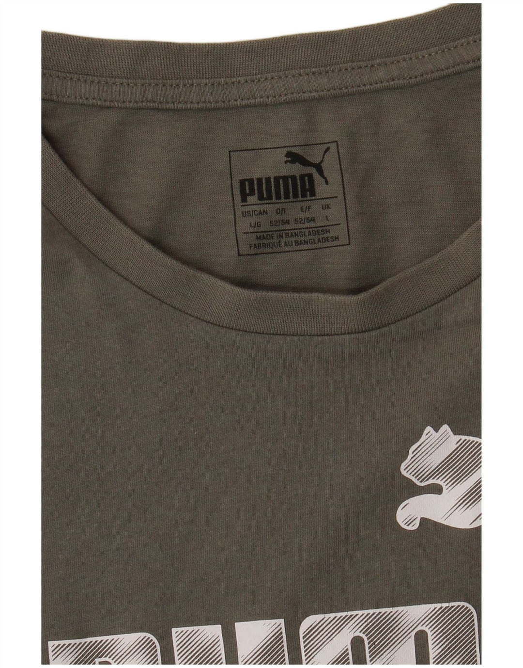 Puma Camiseta Masculina Graphic Top Grande Caqui