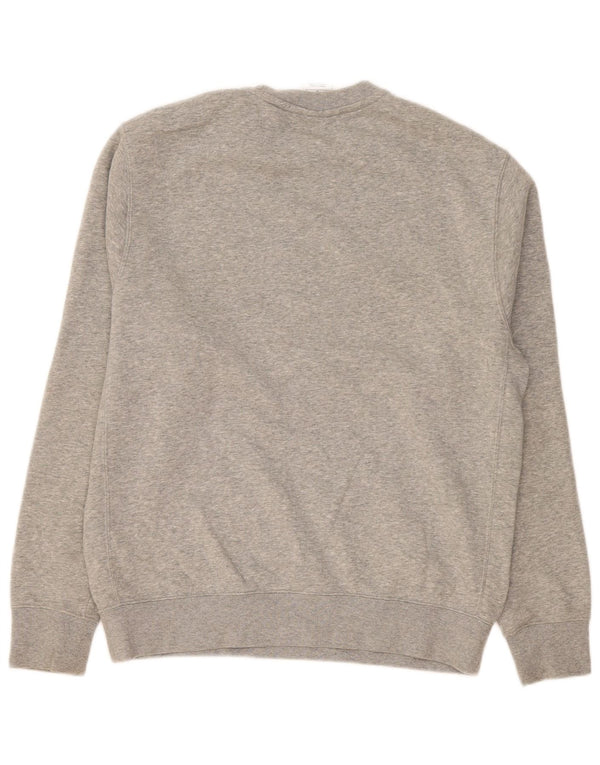 Nike Mens Moletom Jumper Médio Algodão Cinza