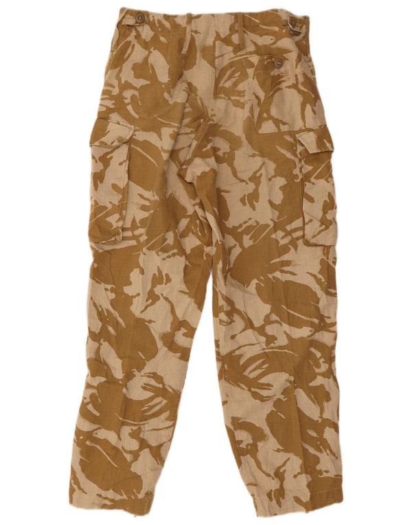 Calça cargo masculina vintage W30 L29 camuflagem bege