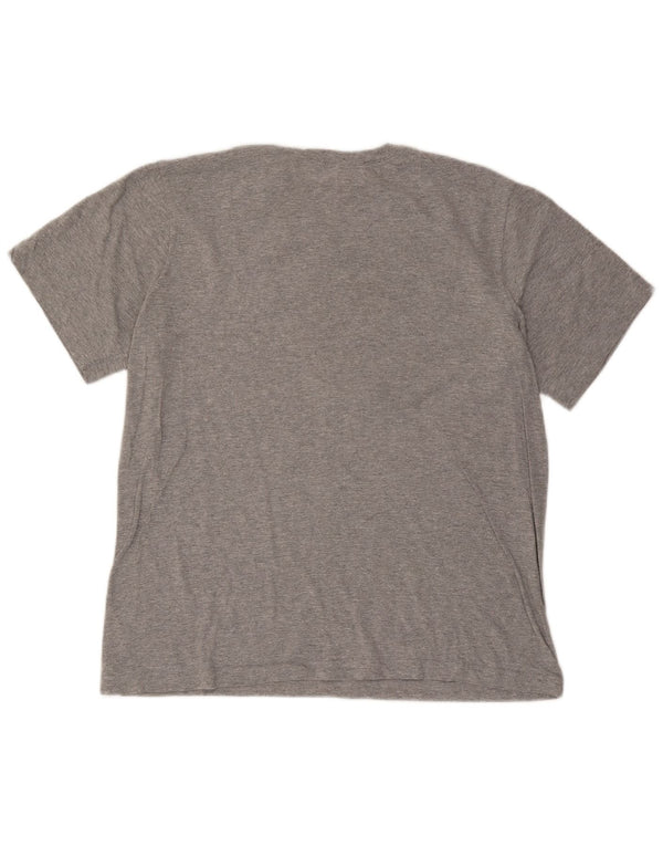 Camiseta masculina Nike Top cinza médio manchado