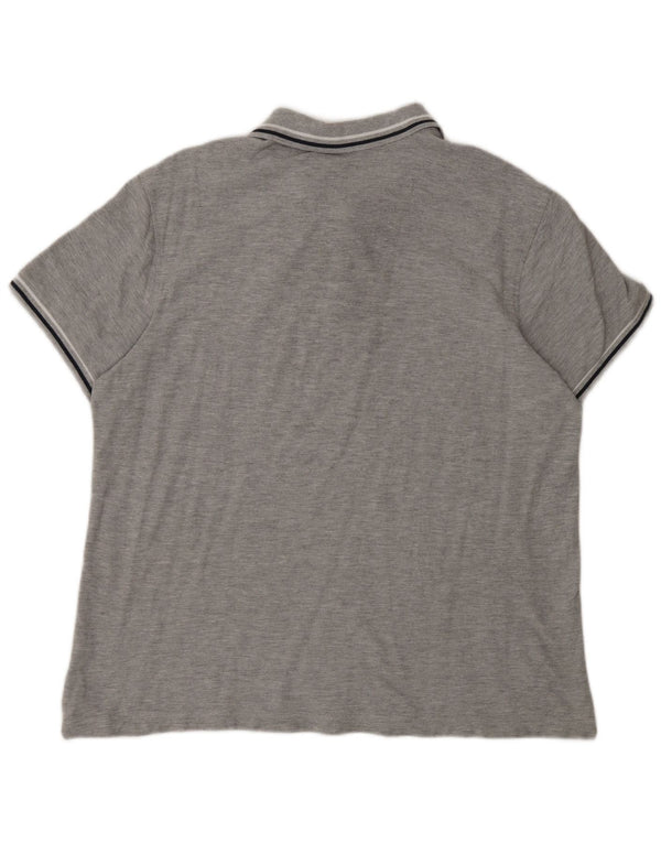 Camisa polo masculina Lotto XL cinza algodão