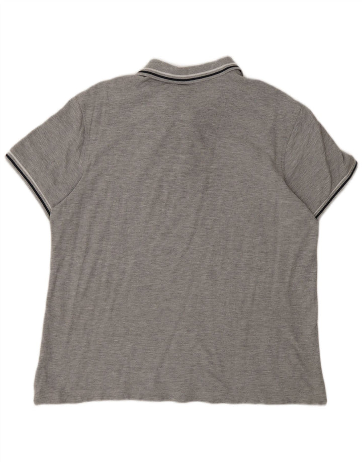 Camisa polo masculina Lotto XL cinza algodão