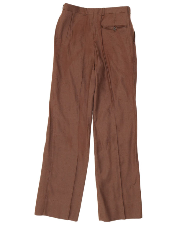 Calça masculina Robin's Pegged Suit IT 48 Médio W30 L32 Viscose Marrom