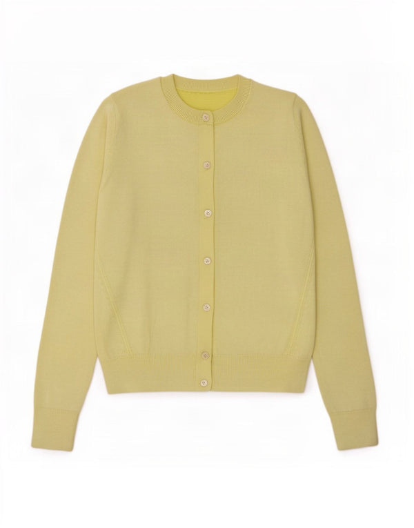 Gap Womens Cardigan Sweater UK 6 XS Yellow