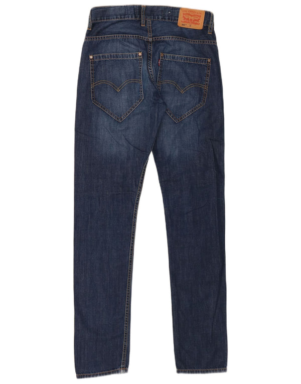 Jeans Levi's Boys 508 Regular Tapered 15-16 Anos W28 L31 Azul Marinho Algodão