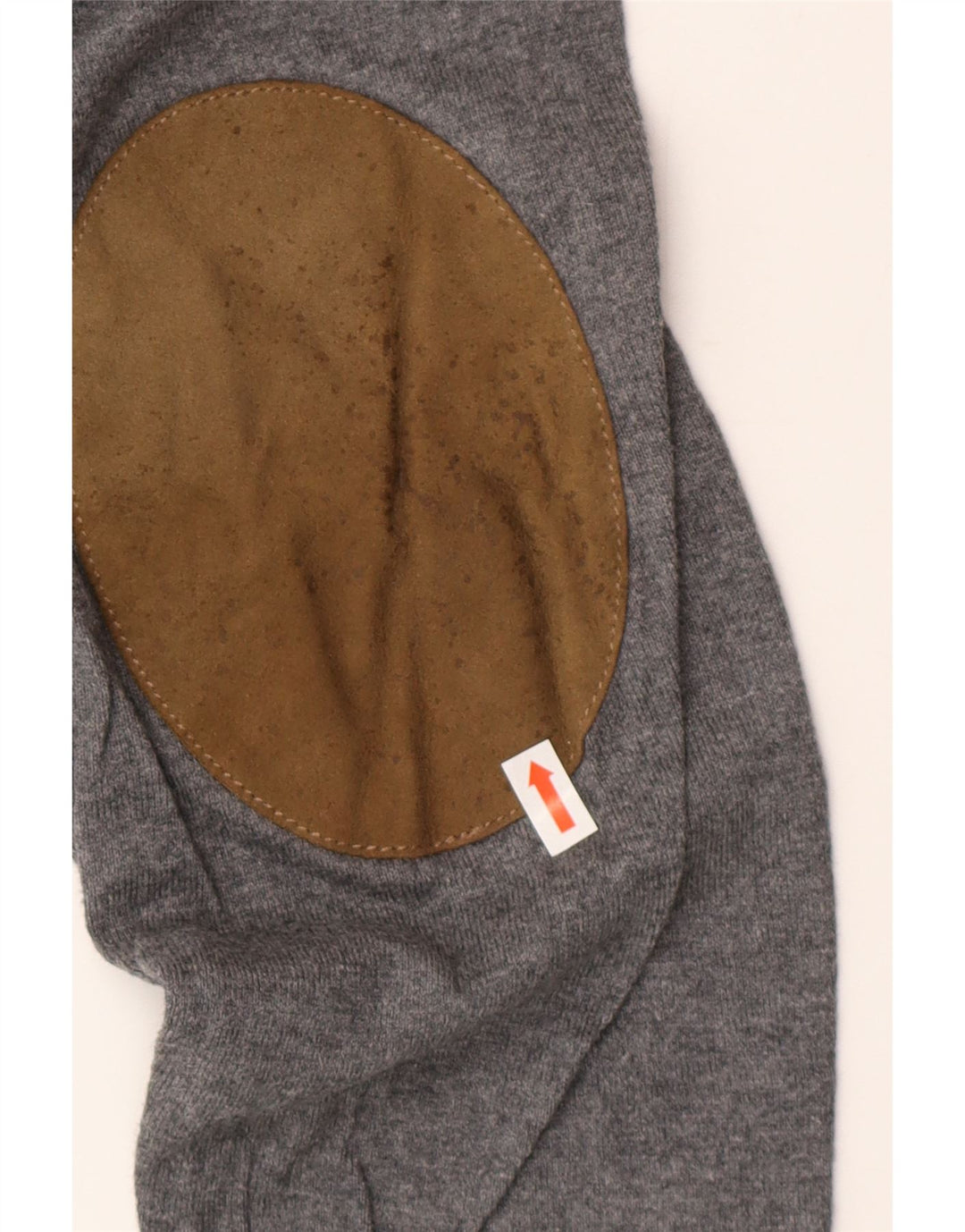 Suéter masculino Massimo Dutti com decote em V XL algodão cinza