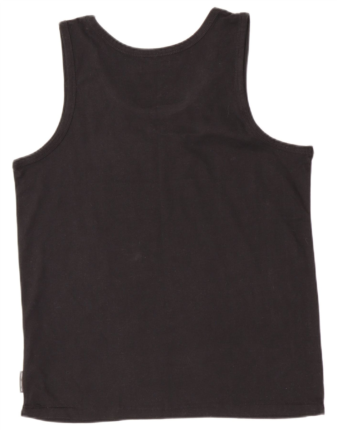 Colete masculino French Connection Top XL de algodão preto