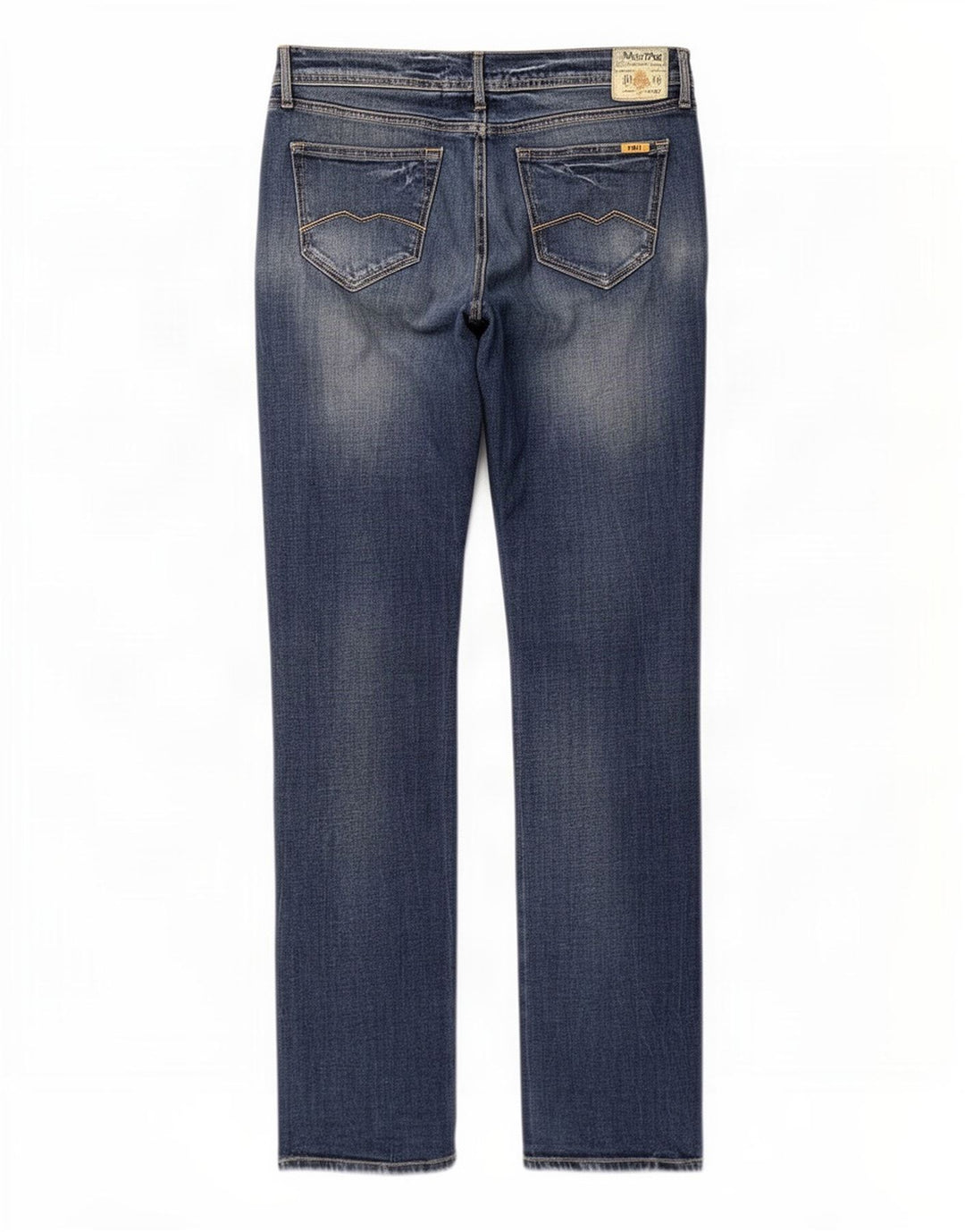 Meltin' Pot jeans reto feminino W34 L34 algodão azul