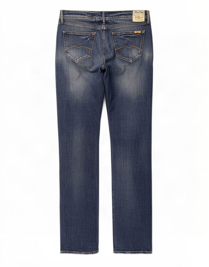 Meltin' Pot jeans reto feminino W34 L34 algodão azul