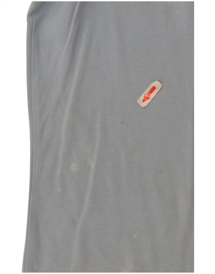 Camisa polo feminina Kappa UK 12 algodão azul médio