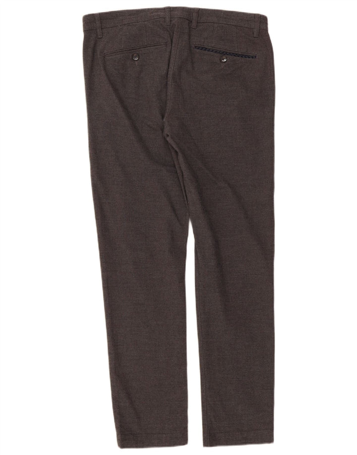 Calça masculina slim Ted Baker W34 L31 cinza