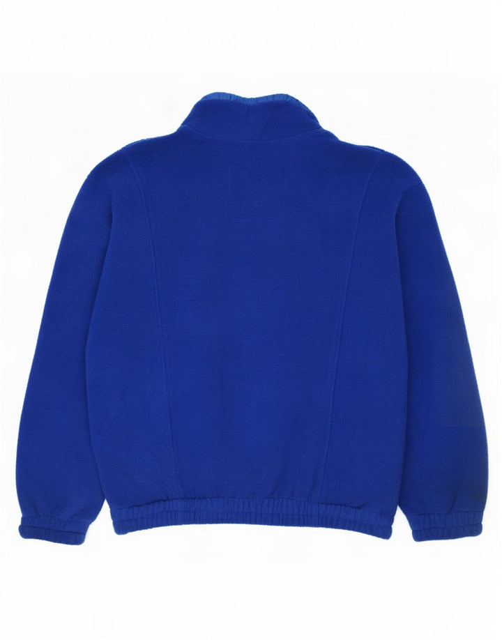 Jumper de lã Anorak gráfico masculino vintage XL azul