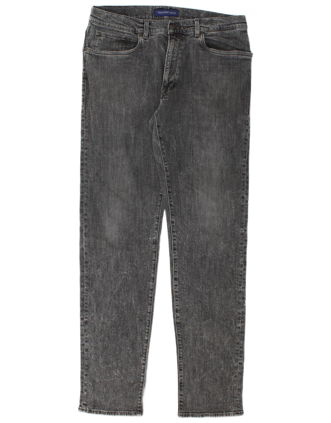 Trussardi Masculino Slim Jeans IT 50 Grande W36 L35 Cinza